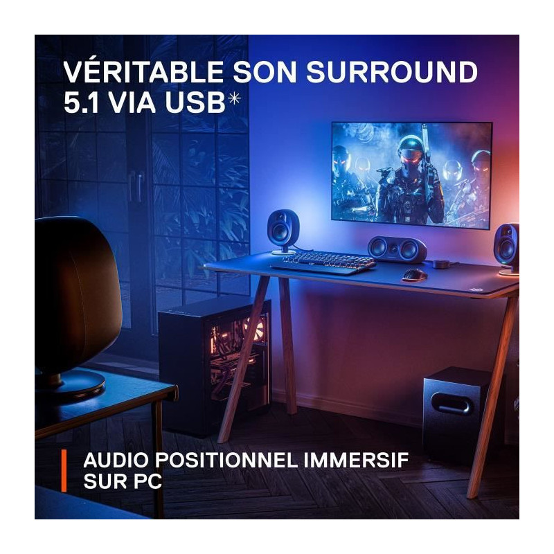 Computer speakers - STEELSERIES - Arena 9 - 5.1 surround sound