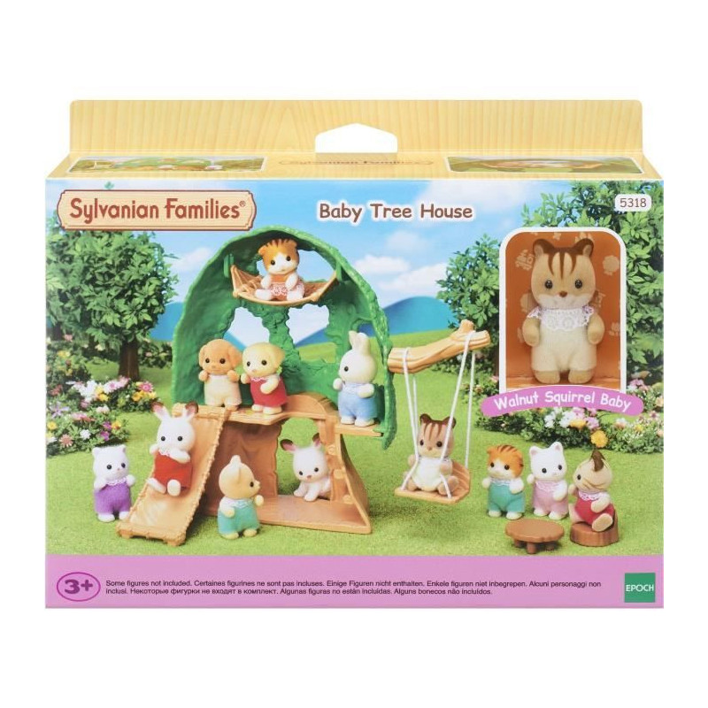 SYLVANIAN FAMILIES 5318 The Hut and Baby Ecureuil Roux