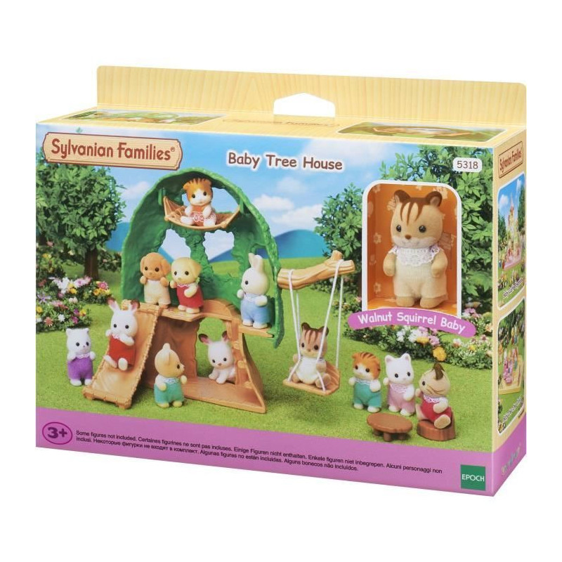 SYLVANIAN FAMILIES 5318 The Hut and Baby Ecureuil Roux