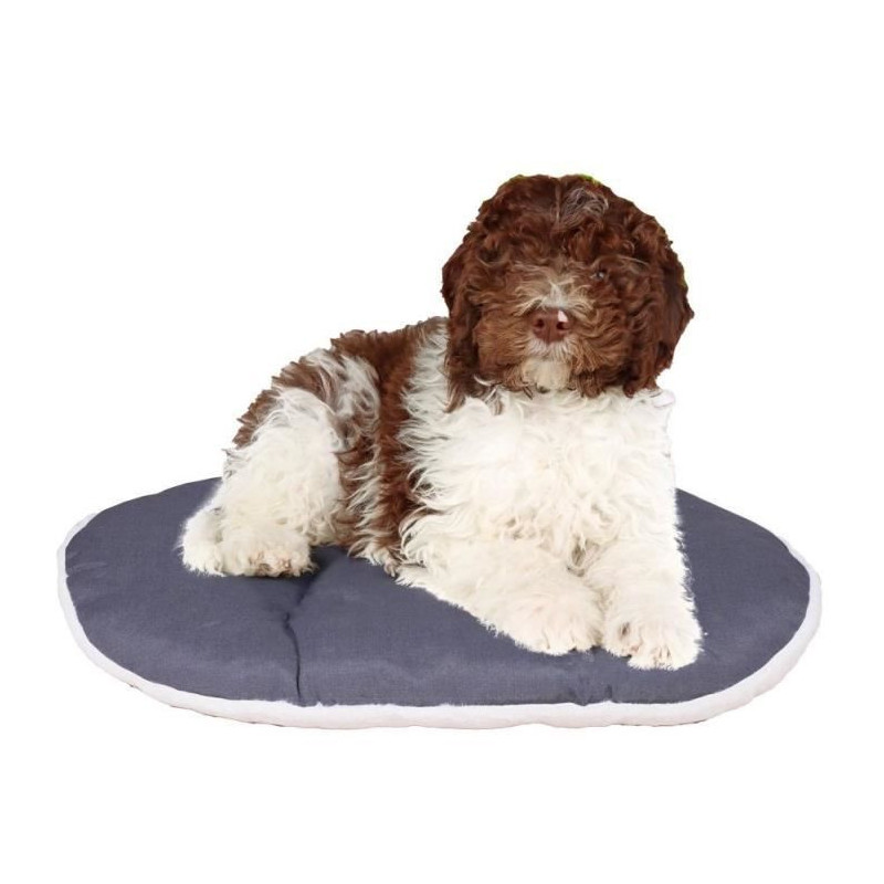 Cushion - FERPLAST - RELAX 78/8 - 78 x 50 cm - Fabric and fur