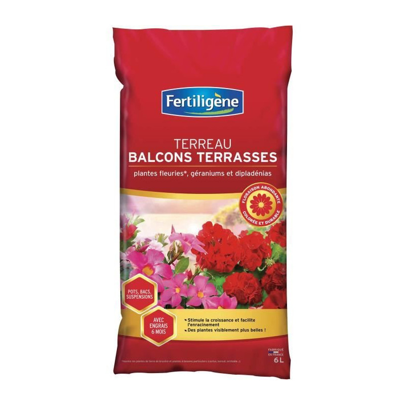 FERTILIGeNE - Soil balconies terraces 6L