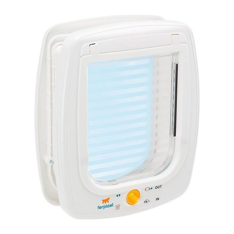 FERPLAST Chatiere Plastic Swing - 26.2 x 10.2 x 31.2 cm - White - For