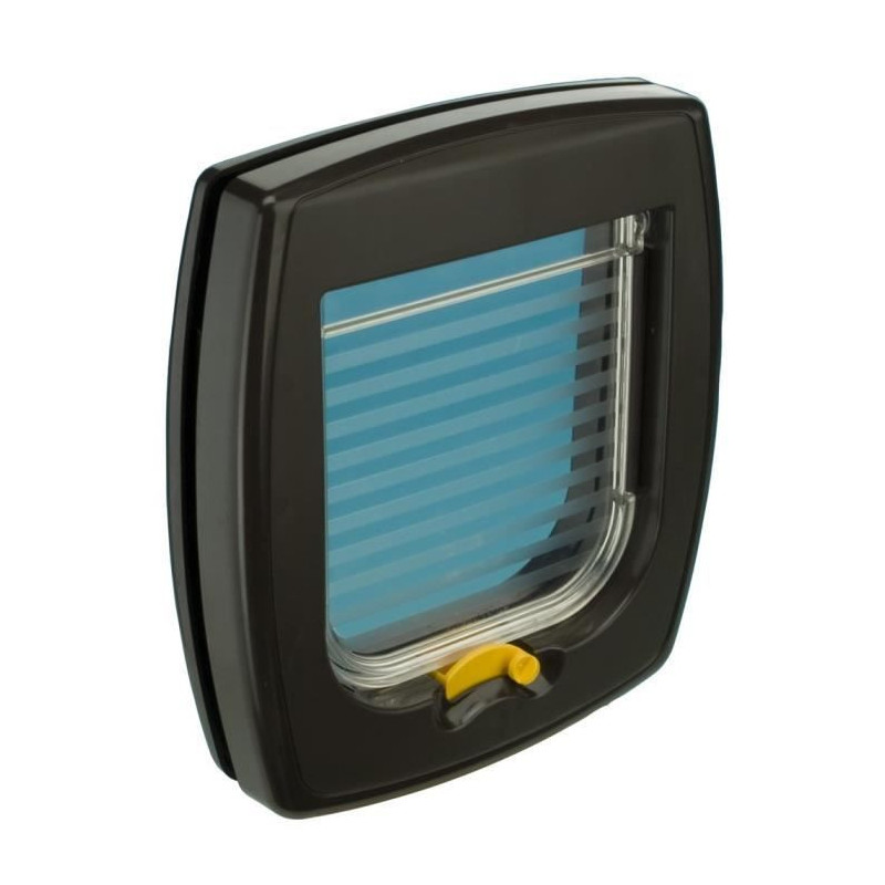 Swing Cat Flap 1 Door for Cats - FERPLAST - Brown - Small - Plastic