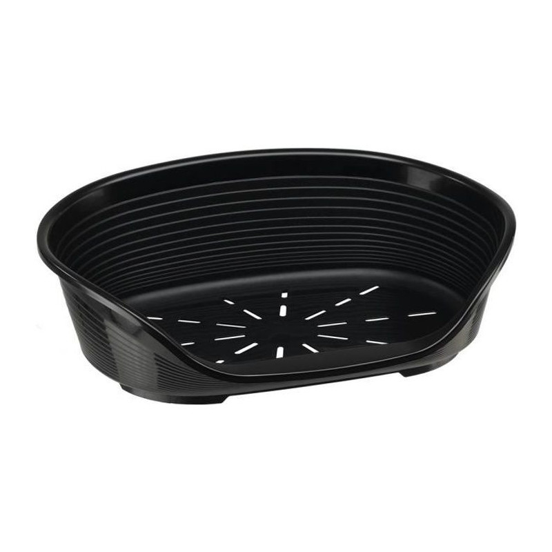 Siesta Deluxe Plastic Basket Size 4 Black