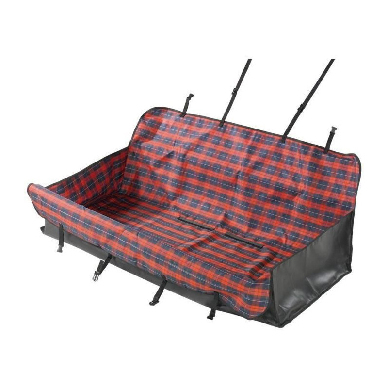 Car seat protection cover - FERPLAST - Black / Red