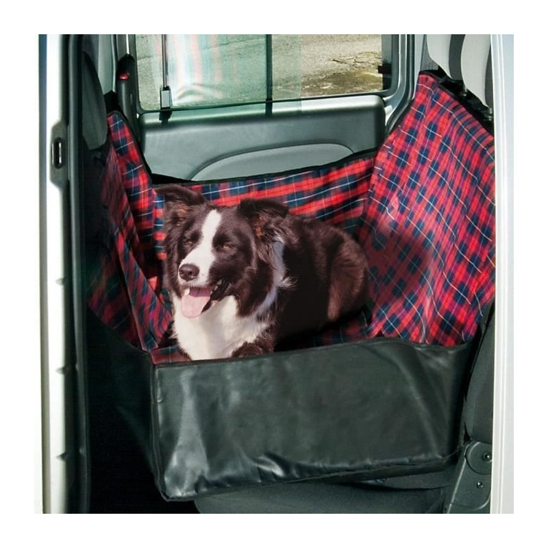 Car seat protection cover - FERPLAST - Black / Red
