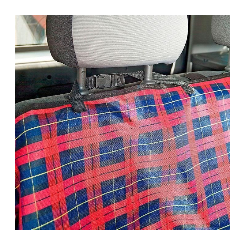 Car seat protection cover - FERPLAST - Black / Red