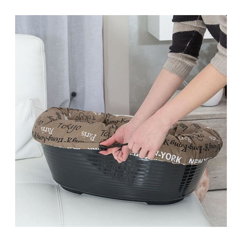 Basket - FERPLAST - SOFA 2 - With patterned cushion 2