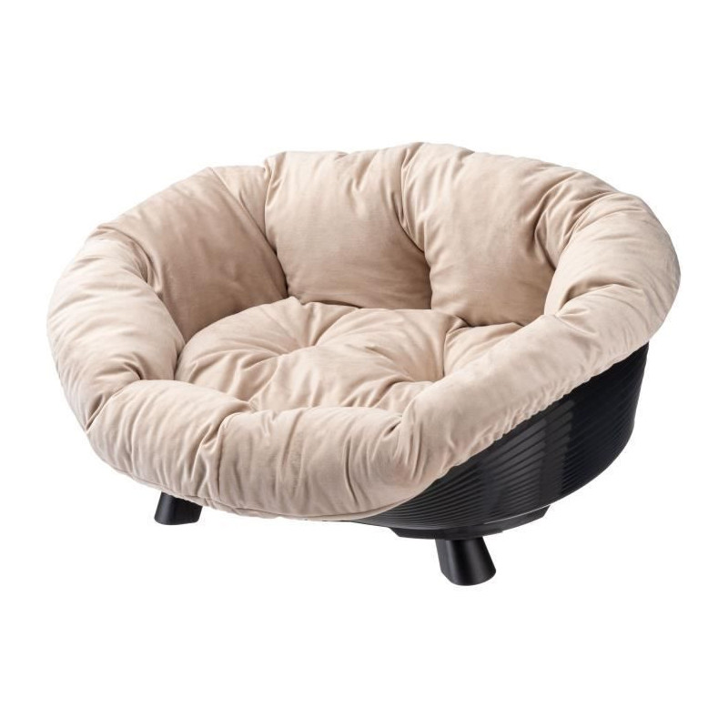 Basket - FERPLAST - SOFA THRONE 6 - With cushion - Black