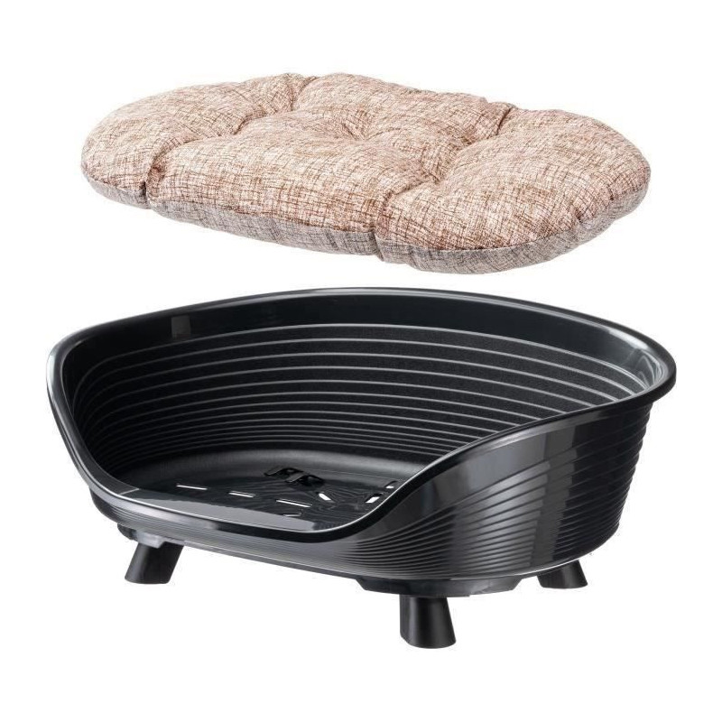 Basket - FERPLAST - THRONE 6 - With relax cushion - Black