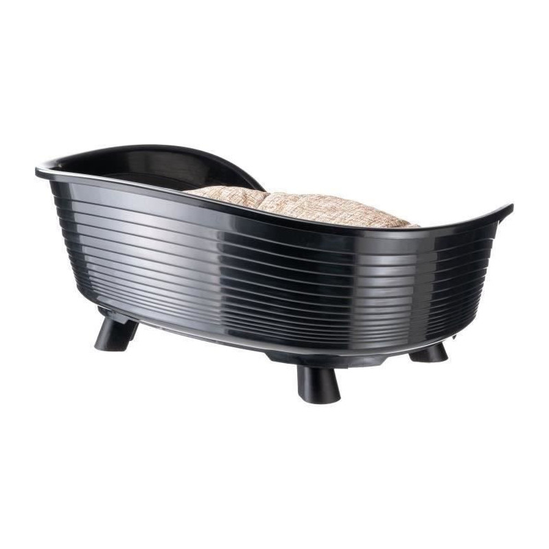 Basket - FERPLAST - THRONE 6 - With relax cushion - Black