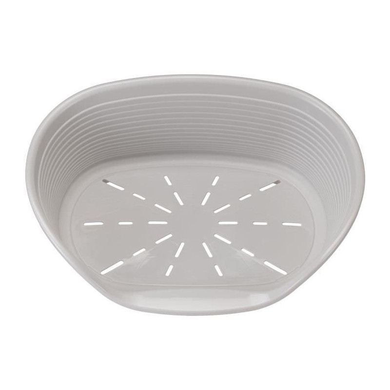 SIESTA DELUXE Basket Size 2 - 49*36*17.5 cm - Light Grey - FERPLAST