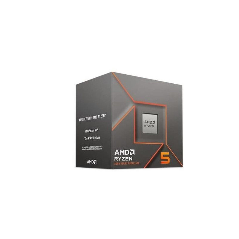 Processor - AMD - Ryzen 5 8400F 6-Core (100-100001591BOX)