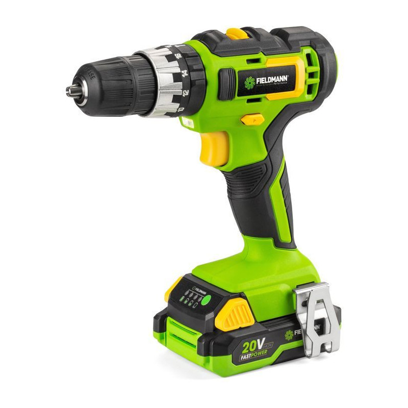 Cordless impact drill - FIELDMANN - 20V - 2Ah battery - 35 Nm - Quick