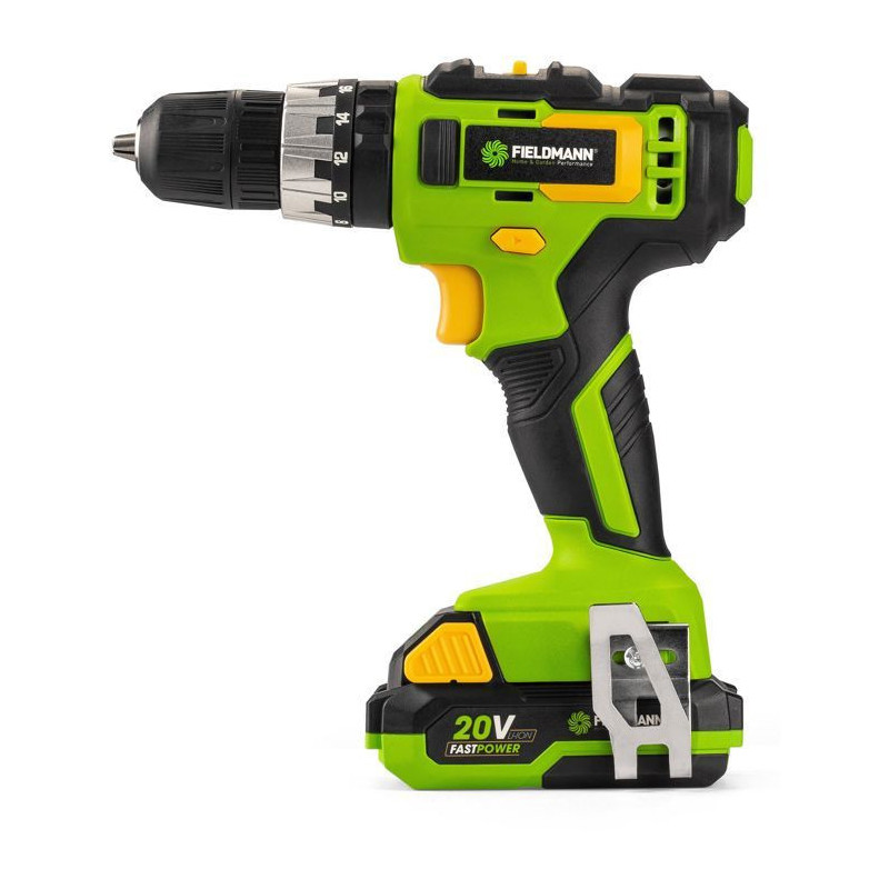 Cordless impact drill - FIELDMANN - 20V - 2Ah battery - 35 Nm - Quick