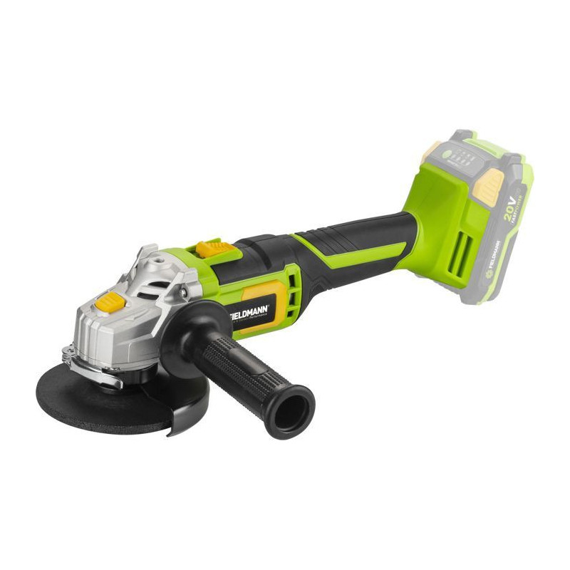 Cordless angle grinder - FIELDMANN - 20V - 115 mm - Battery and charge