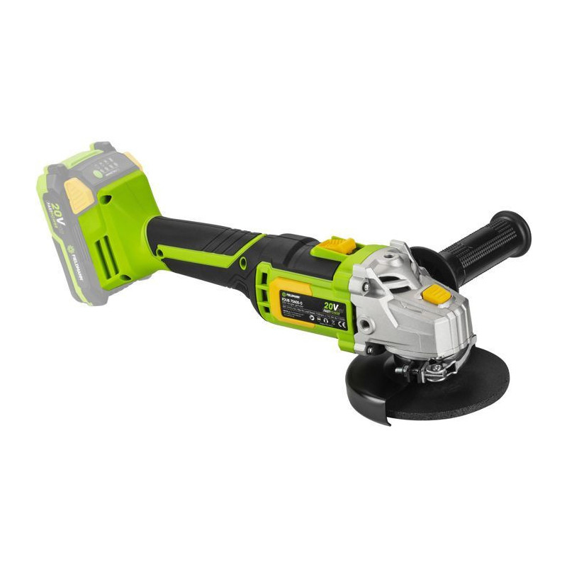 Cordless angle grinder - FIELDMANN - 20V - 115 mm - Battery and charge