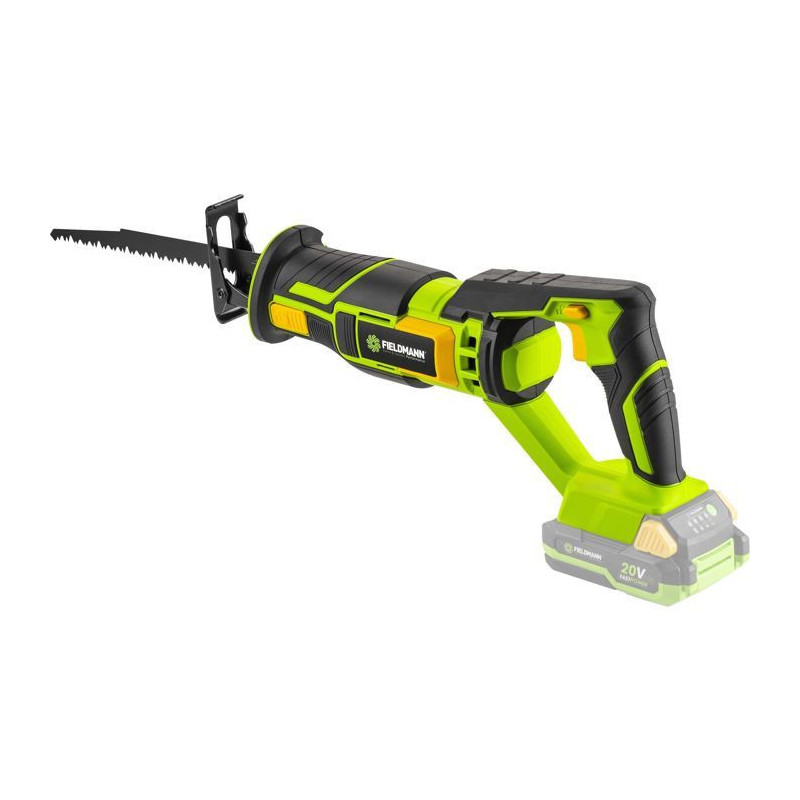 Cordless reciprocating saw - FIELDMANN - 20V - Battery and charger not