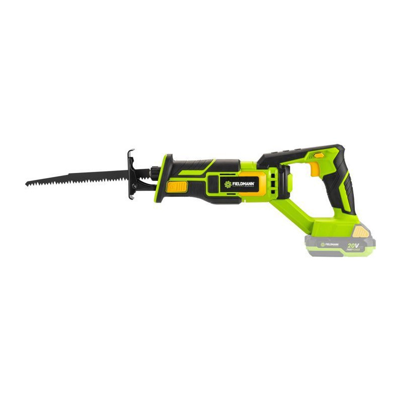 Cordless reciprocating saw - FIELDMANN - 20V - Battery and charger not