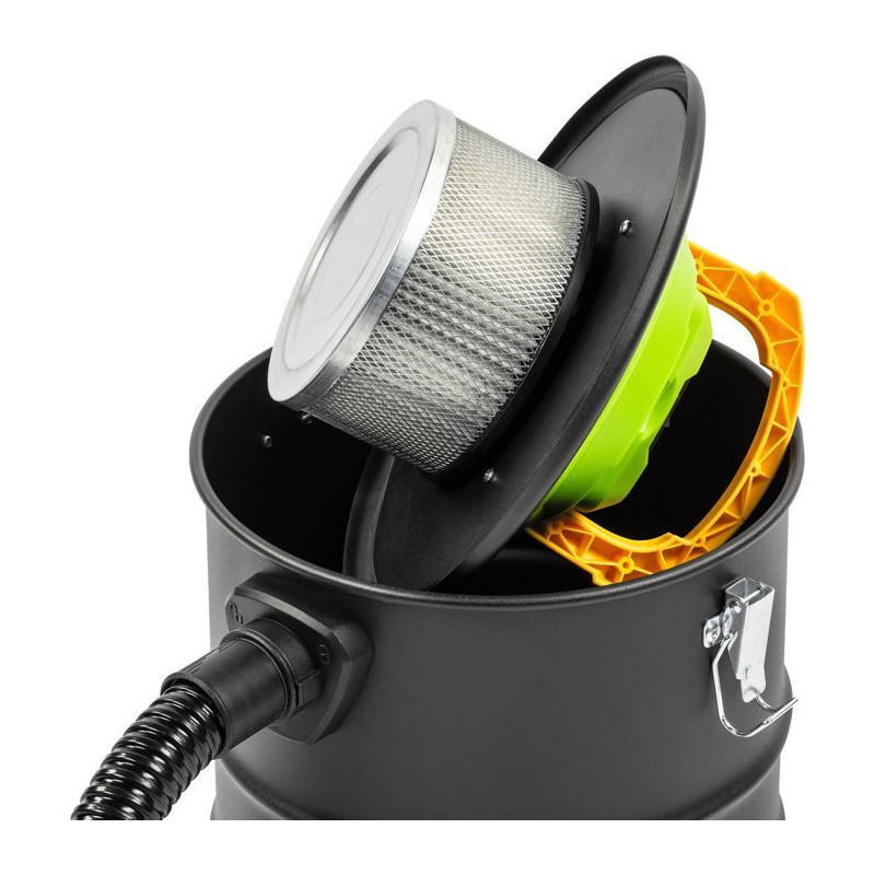 Cordless ash vacuum cleaner - FIELDMANN - 20V - Washable HEPA filter -