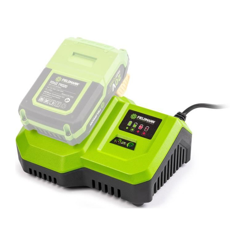 Fast charger - FIELDMANN - For 20V battery - Charges 2Ah in 30 min - C