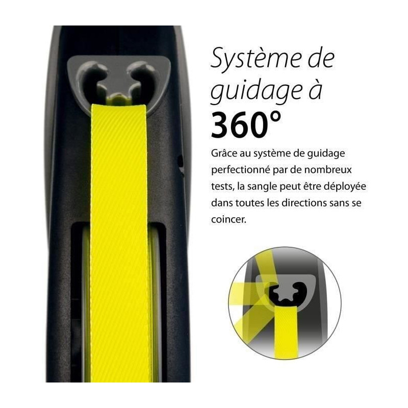 Leave Flexi Neon Giant L 8 meters