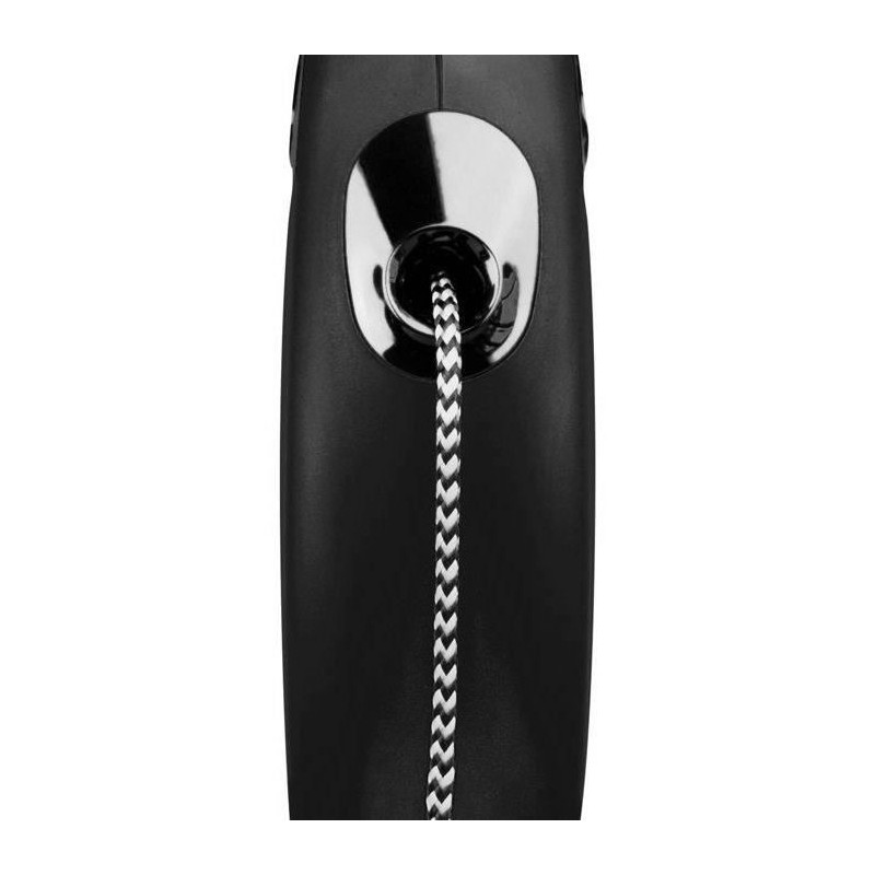 Leash Flexi Classic Cord M Black 5 Meters