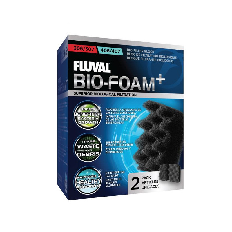 FLUVAL Bio Foam Block for Aquarium - 306 406 - Bio and Mechanical Filt
