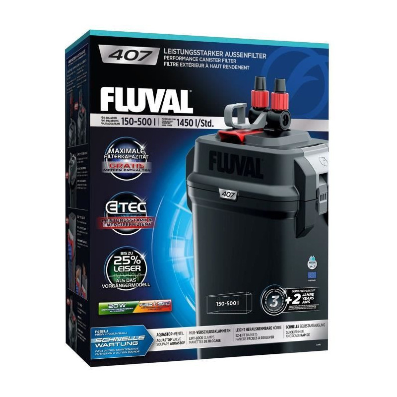 FLUVAL Series 7 407 Outdoor filter for aquarium