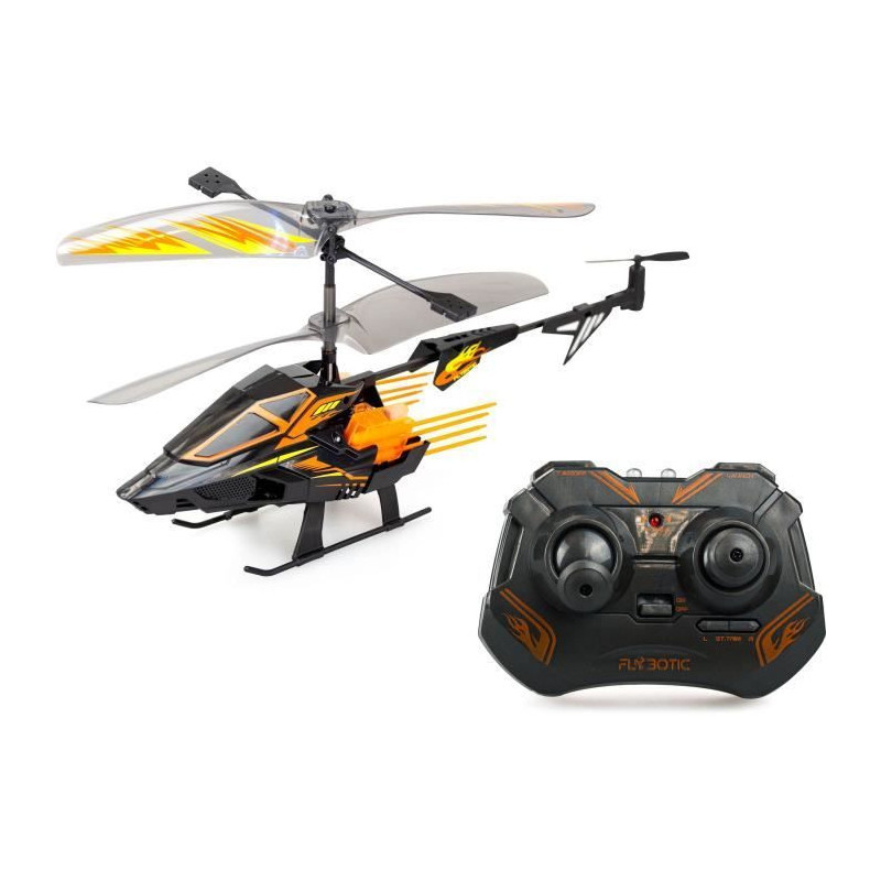 Remote Control Helicopter - FLYBOTIC - Helico Hover Blast - 23 cm - or