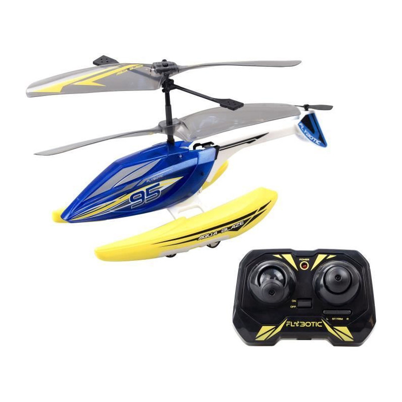 Remote Control Helicopter - FLYBOTIC - Helico Aqua Blaze - 19 -5 cm -