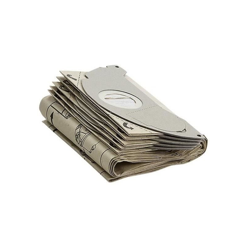 Pack of 5 paper filter bags for Kärcher A 2120/3001/2501/2601/WD 2500