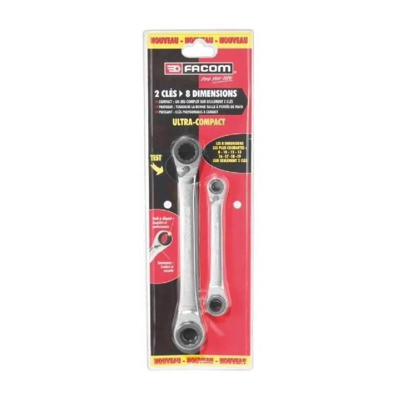 FACOM Set of 2 Cuatro keys