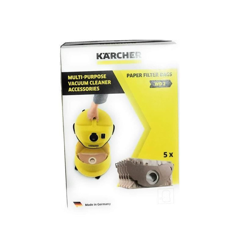 KÄRCHER Filter paper bag, pack of 5