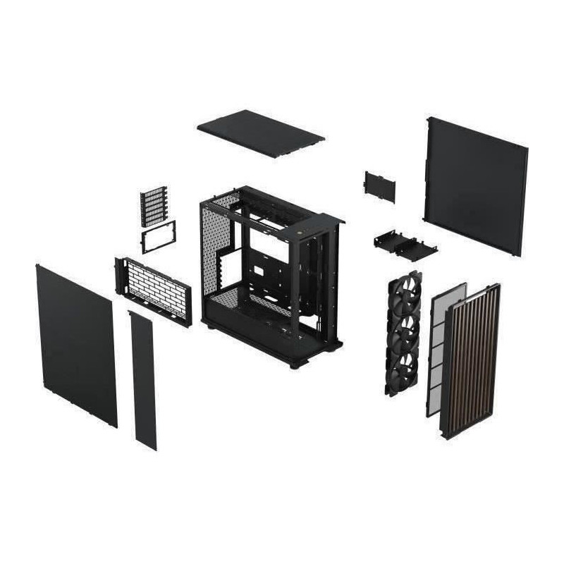 PC Case - FRACTAL DESIGN - North XL Charcoal Black - FD-C-NOR1X-01 - E