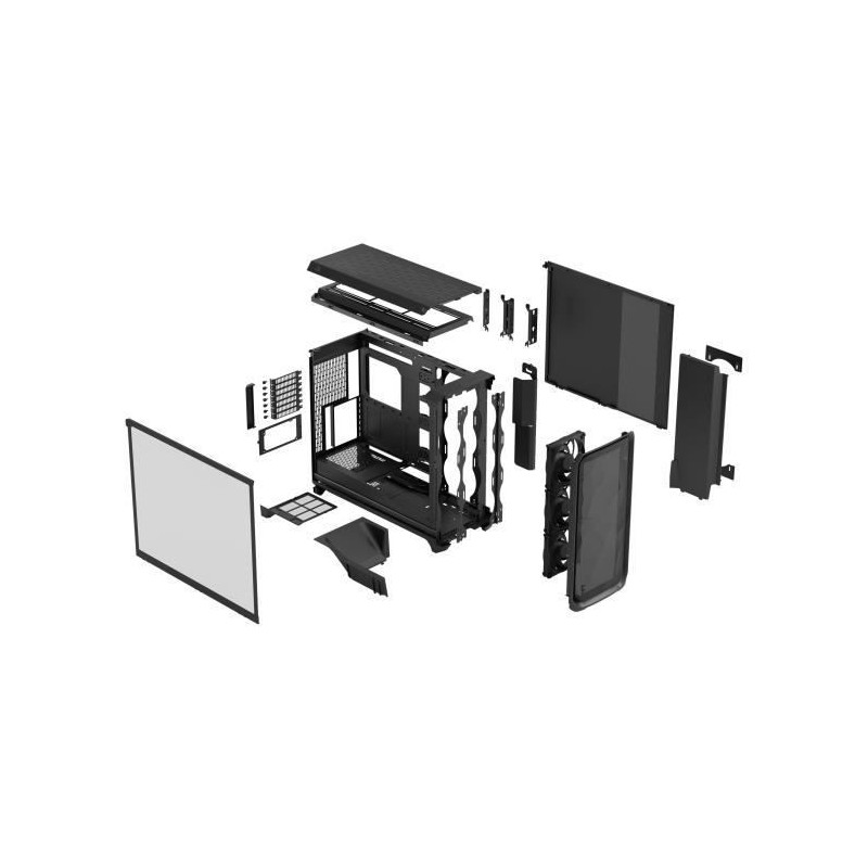 PC Case - FRACTAL DESIGN - Meshify 3 XL TG - E-ATX (330 mm) / SSI-EEB