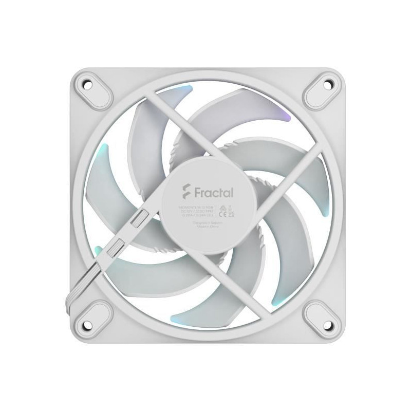 PC Fan - FRACTAL DESIGN - Momentum 12 RGB - FDB - ARGB Gen 2 Light Rin