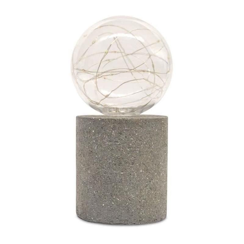 Solar table lamp - GARDEN ID Nordic Light - Ø10 h19 cm - Autonomy 6 t