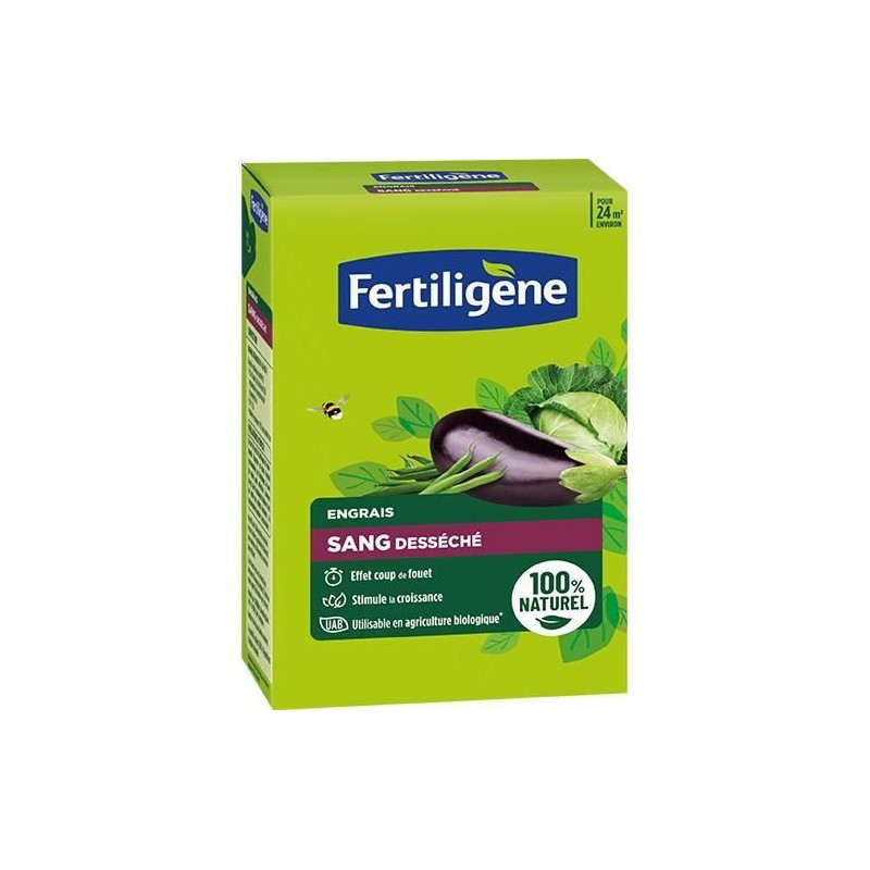 Dried blood UAB FERTILIGENE - FSAN12 - 1.2 kg - Boost effect - Ideal f