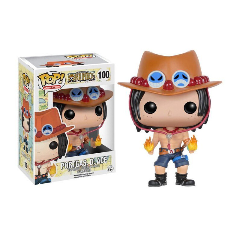 Figurine - Funko - Portgas D. Ace - 10 cm - One Piece - Pop! Collectio
