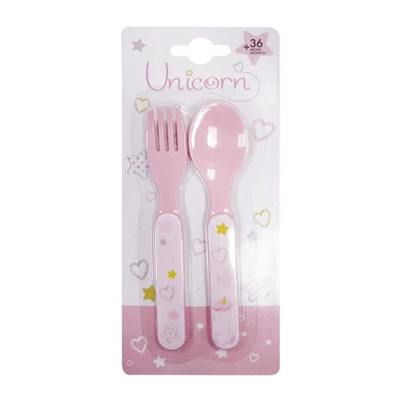 Unicorn Tableware Set for Children - FUN HOUSE - 006319 - 2 Plates, 2