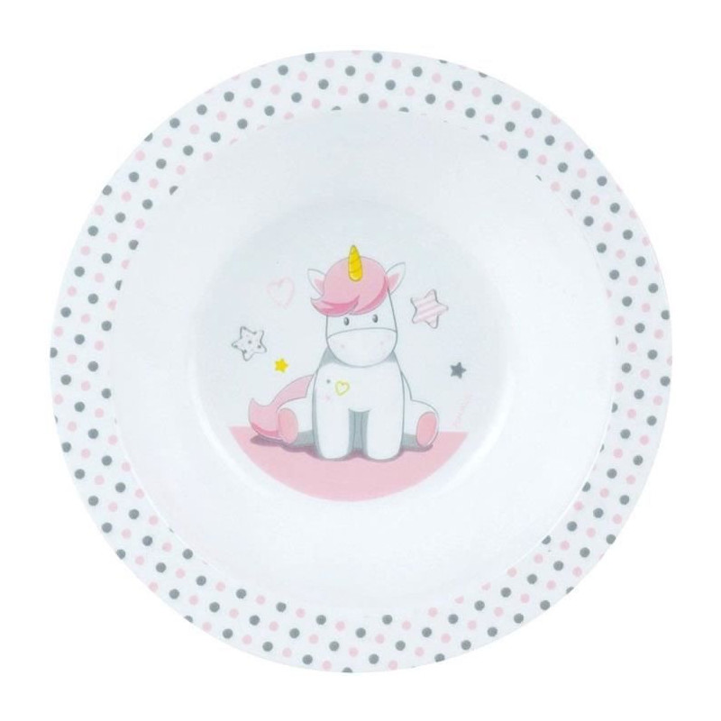 Unicorn Tableware Set for Children - FUN HOUSE - 006319 - 2 Plates, 2