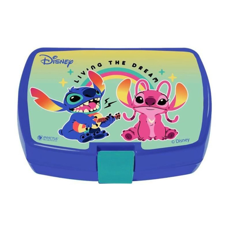 Tableware set - FUN HOUSE - LILO AND STITCH Glass, plate Ø22 cm and