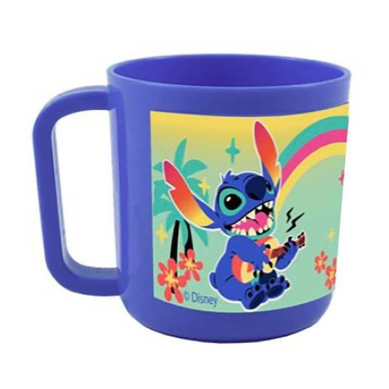 Tableware set - FUN HOUSE - LILO AND STITCH Glass, plate Ø22 cm and