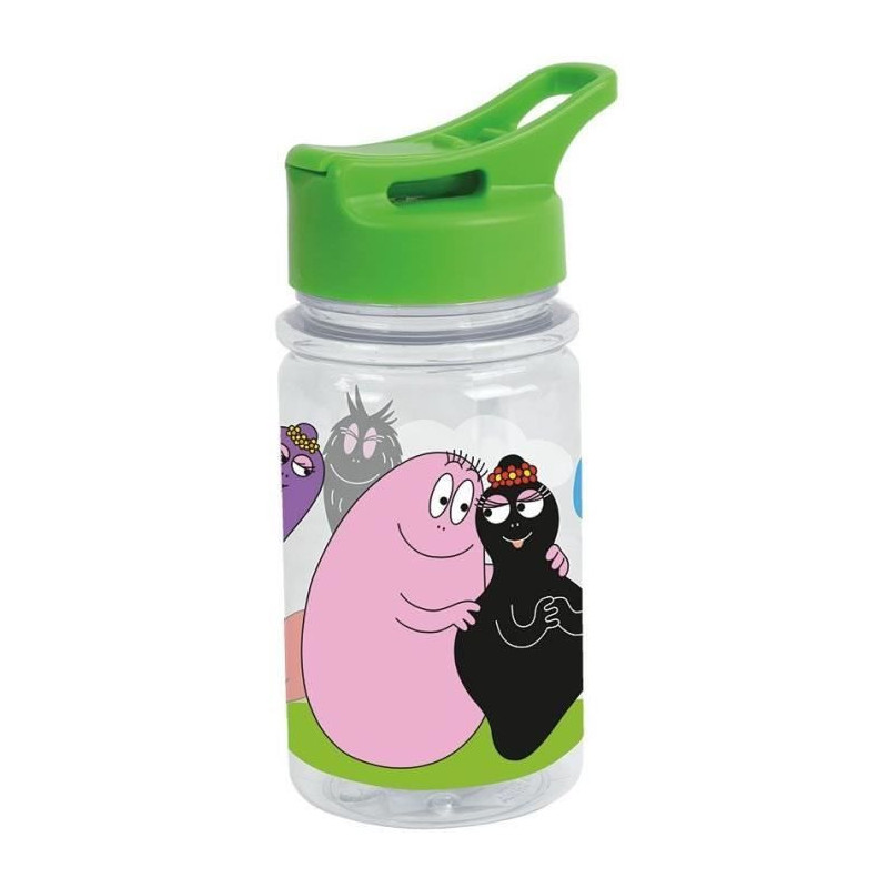 Tableware set - FUN HOUSE - BARBAPAPA - Glass, plate Ø22 cm and Ø16