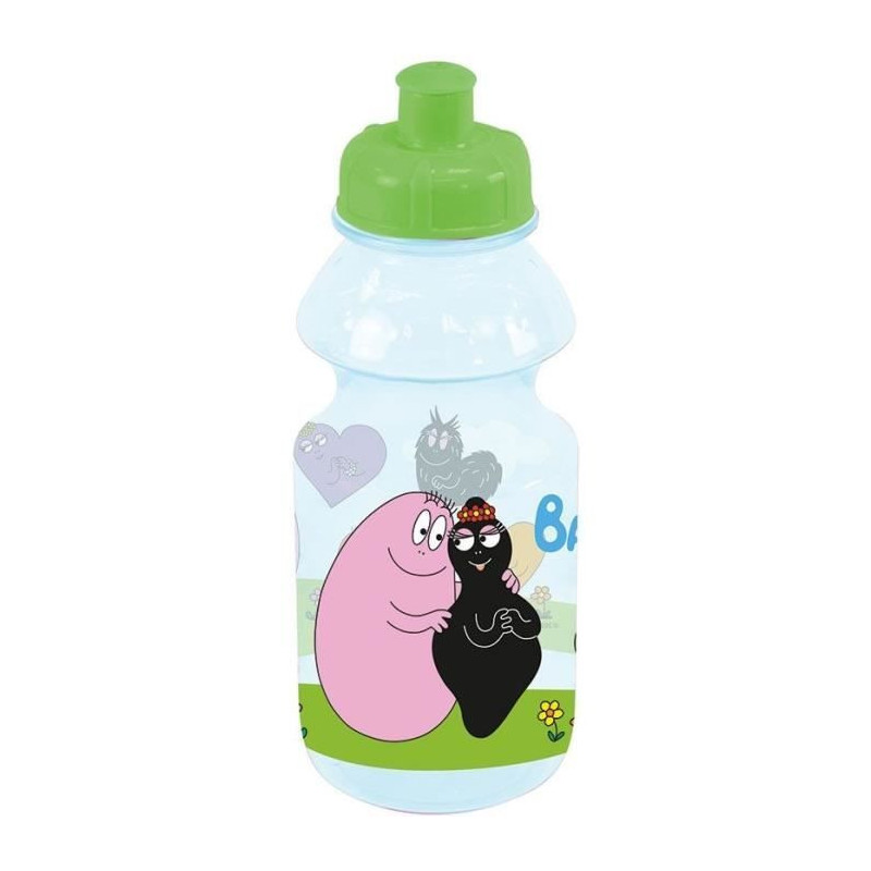 Tableware set - FUN HOUSE - BARBAPAPA - Glass, plate Ø22 cm and Ø16