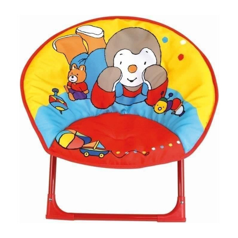 FUN HOUSE T'CHOUPI Moon seat - Foldable - H.47 x W.54 x D.42 cm - For