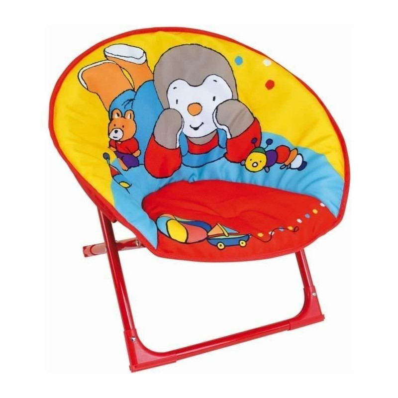 FUN HOUSE T'CHOUPI Moon seat - Foldable - H.47 x W.54 x D.42 cm - For