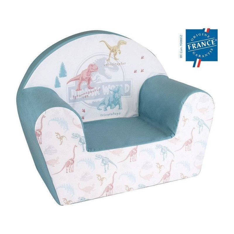 FUN HOUSE JURASSIC WORLD Dinosaur club chair - W.52 x D.33 x H.42 cm -