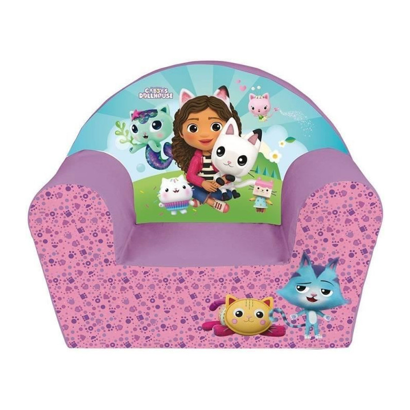 Club chair for children GABBY AND THE MAGIC HOUSE - Fun House - L.52 x